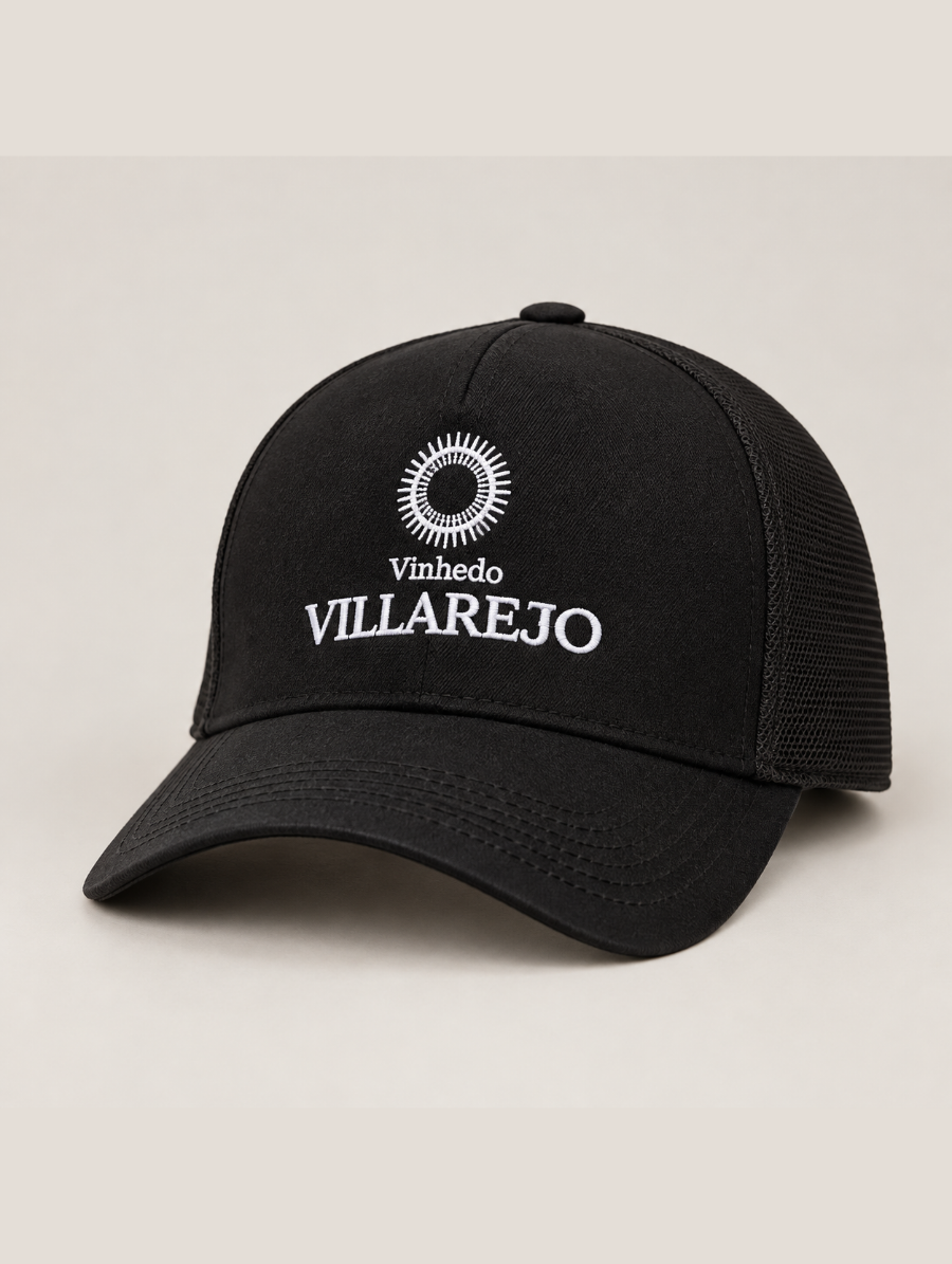 Boné Preto Unissex Aba Curva Villarejo